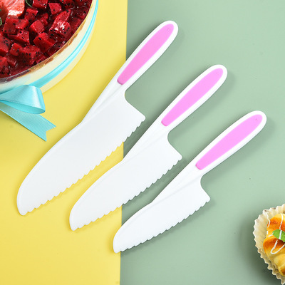 热卖蛋糕切刀带锯齿手柄舒适蛋糕刀烘焙工具