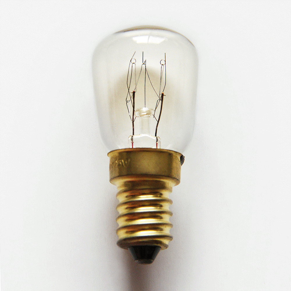 厂家低价供应冰箱灯泡钨丝泡冰箱指示灯泡t25烤箱灯泡