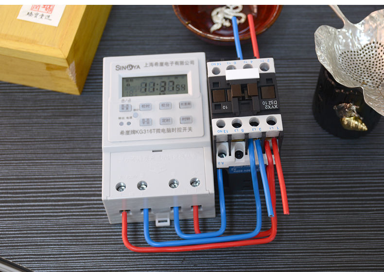 微电脑时控开关单相增氧机水泵定时自动断电时间控制器220v