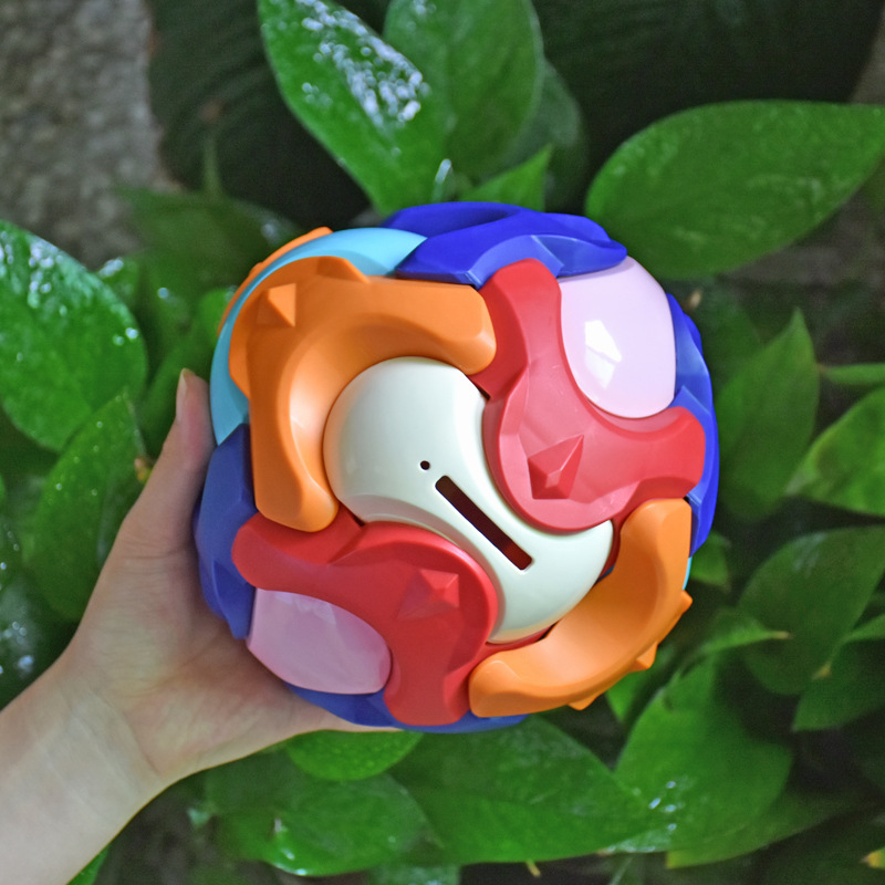 大号儿童智力拼装球玩具蓄钱宝宝拆装积木存钱趣味早教玩具-阿里巴巴