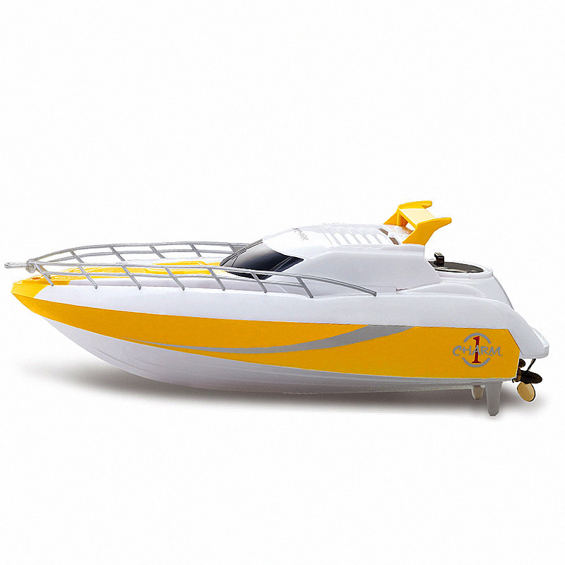 迷你遥控巡洋舰带充电电动夏天水上游艇模型遥控船男孩子儿童玩具