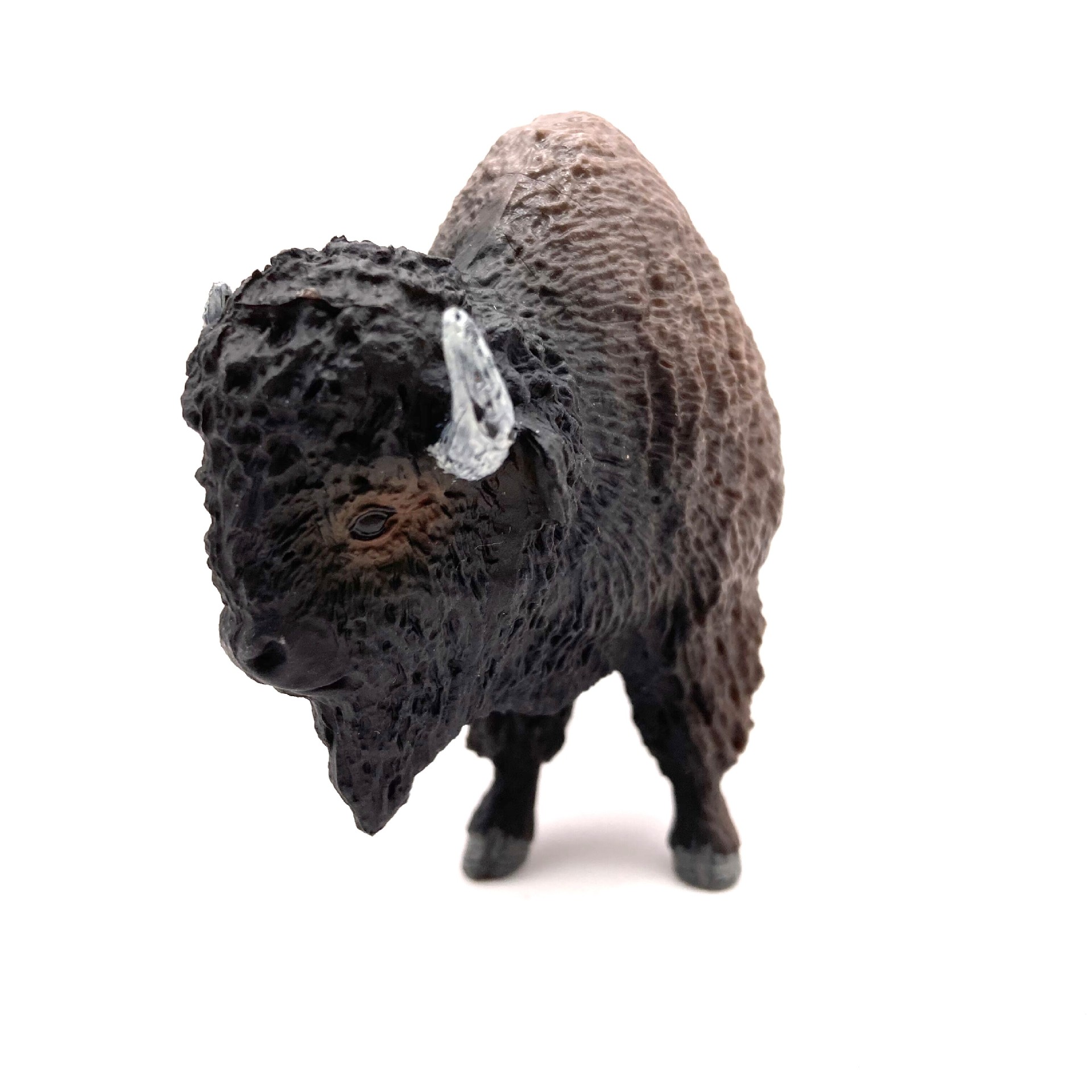 儿童认知仿真野生动物模型玩具美洲野牛水牛公牛母牛模型摆件