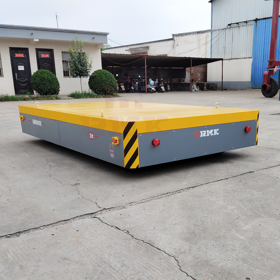 钢板搬运周转平车 模拟量遥控无轨车 5吨无轨电动地平车