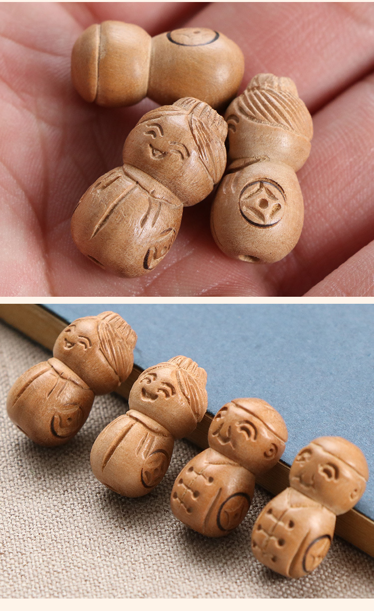 纯手工适用场景宗教庙宇造型人物风格中式摆挂形式挂饰纹饰图案桃木