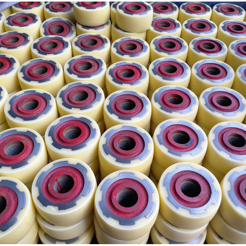 超重脚轮 8寸10寸耐磨铁芯尼龙轮单只载重5吨 加厚双排万向脚轮