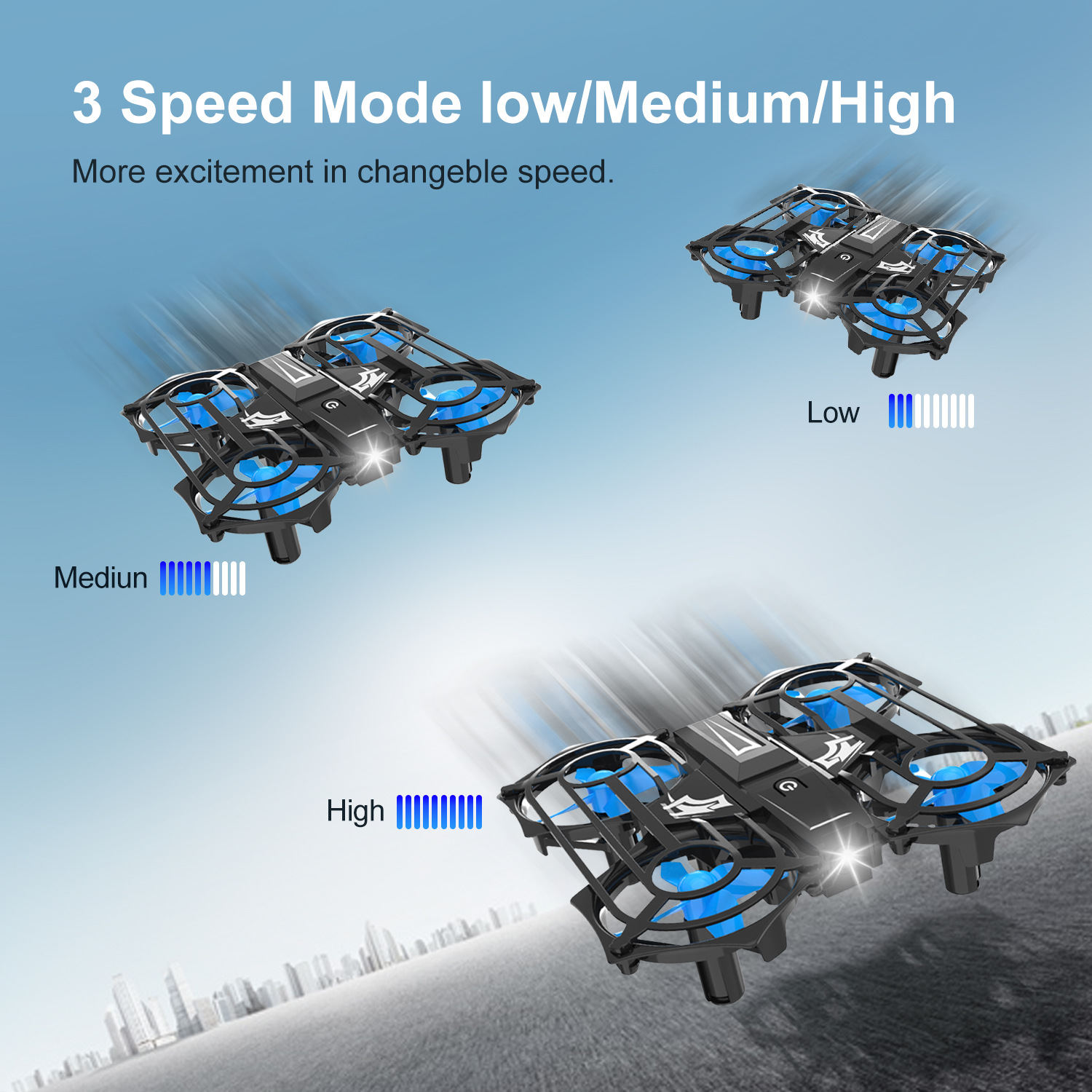 跨境迷你ufo防撞掌上充电手感四轴飞行器遥控飞机儿童玩具