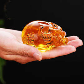 2021年牛年水晶摆件水晶牛家居摆件生肖牛玻璃水晶牛厂家