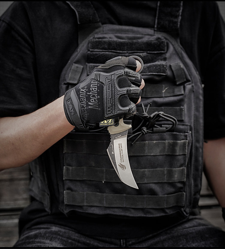 汉道暴龙战术爪刀战术直刀野外求生军刀随身刀防身军工刀爪子刀