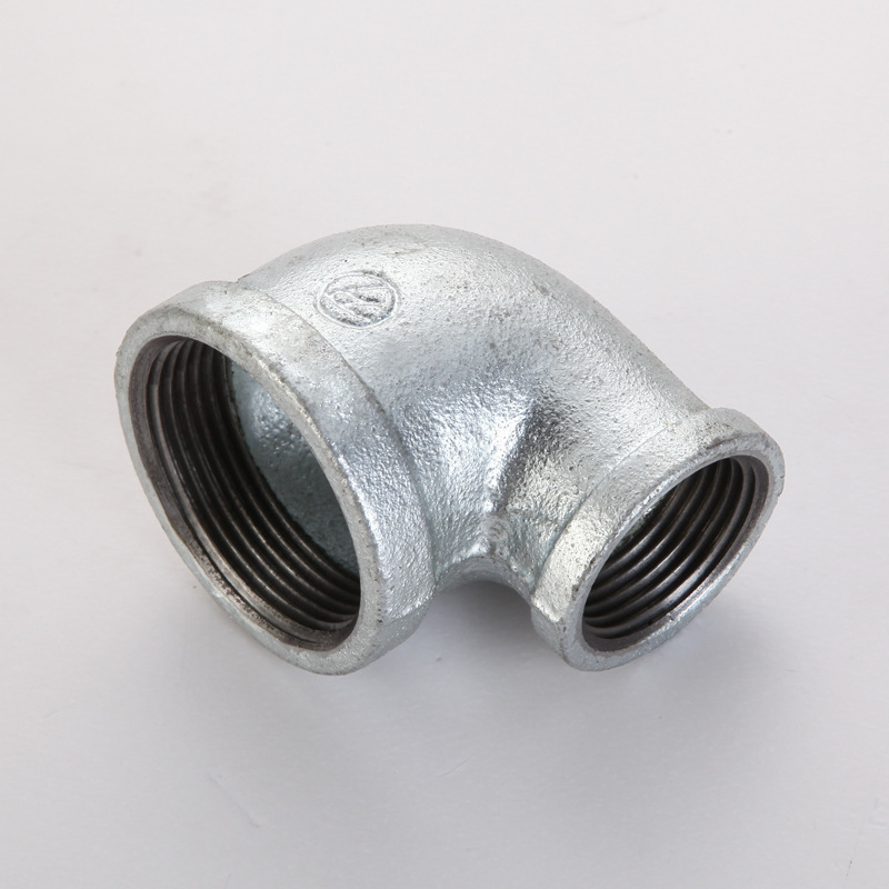 镀锌异径接头变径弯头内丝90度弯头4分6分1寸1.2寸水管配件工艺接
