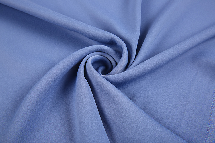 长丝单面麻雪纺面料时尚女装涤纶衬衫套装连衣裙服装面料批发