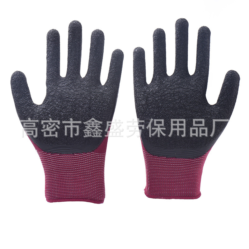 Factory Customized Wholesale Site Protection Worker Gloves the King of Breathable Reinforced Finger Wear-Resistant Non-Slip Labor Protection Gloves