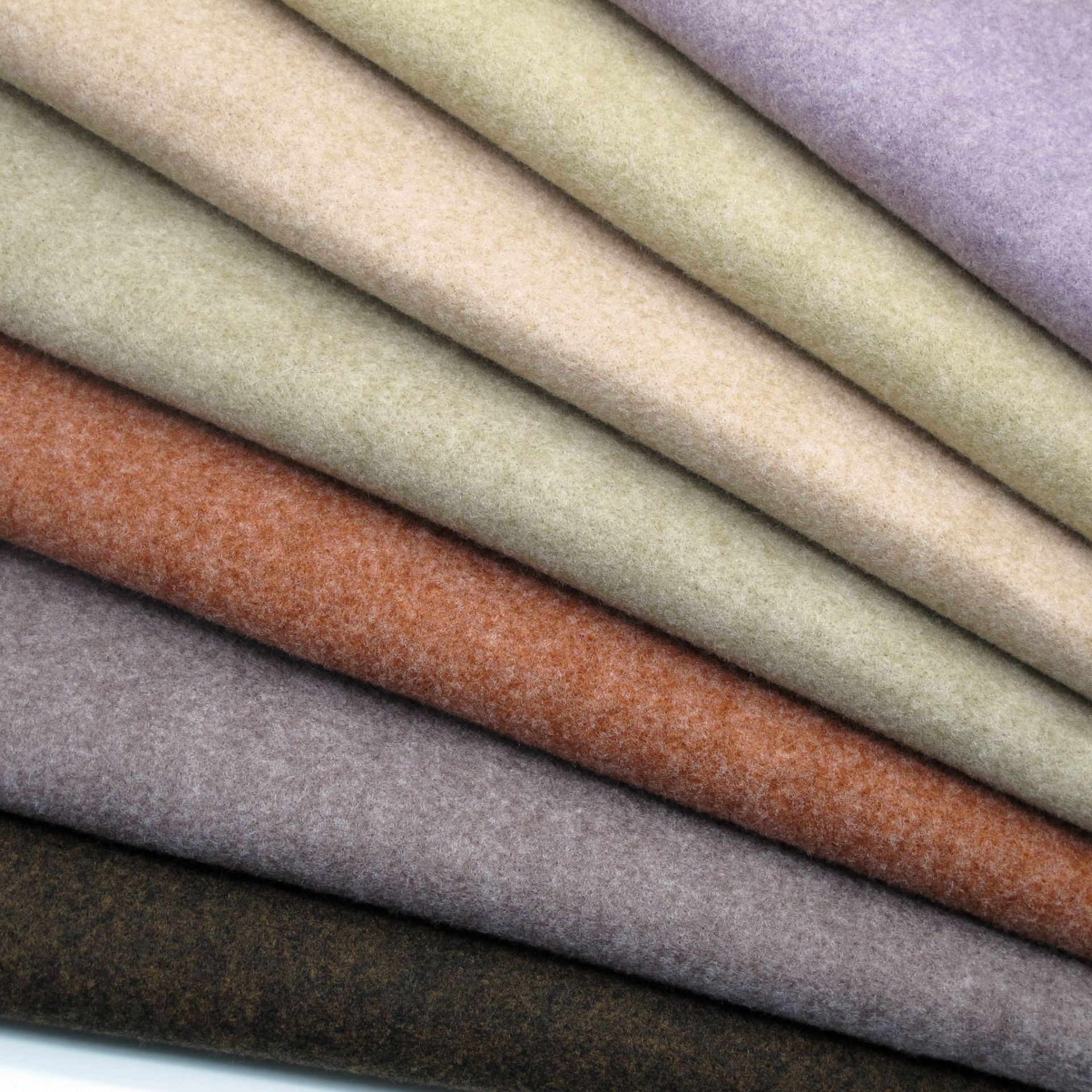 新款 毛呢布 素色大衣呢 毛呢面料 秋冬复合外套手套帽子毛呢布料