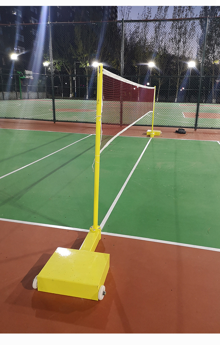 羽毛球柱 标准款羽毛球网架 室内外羽毛球柱运动器材 羽毛球柱