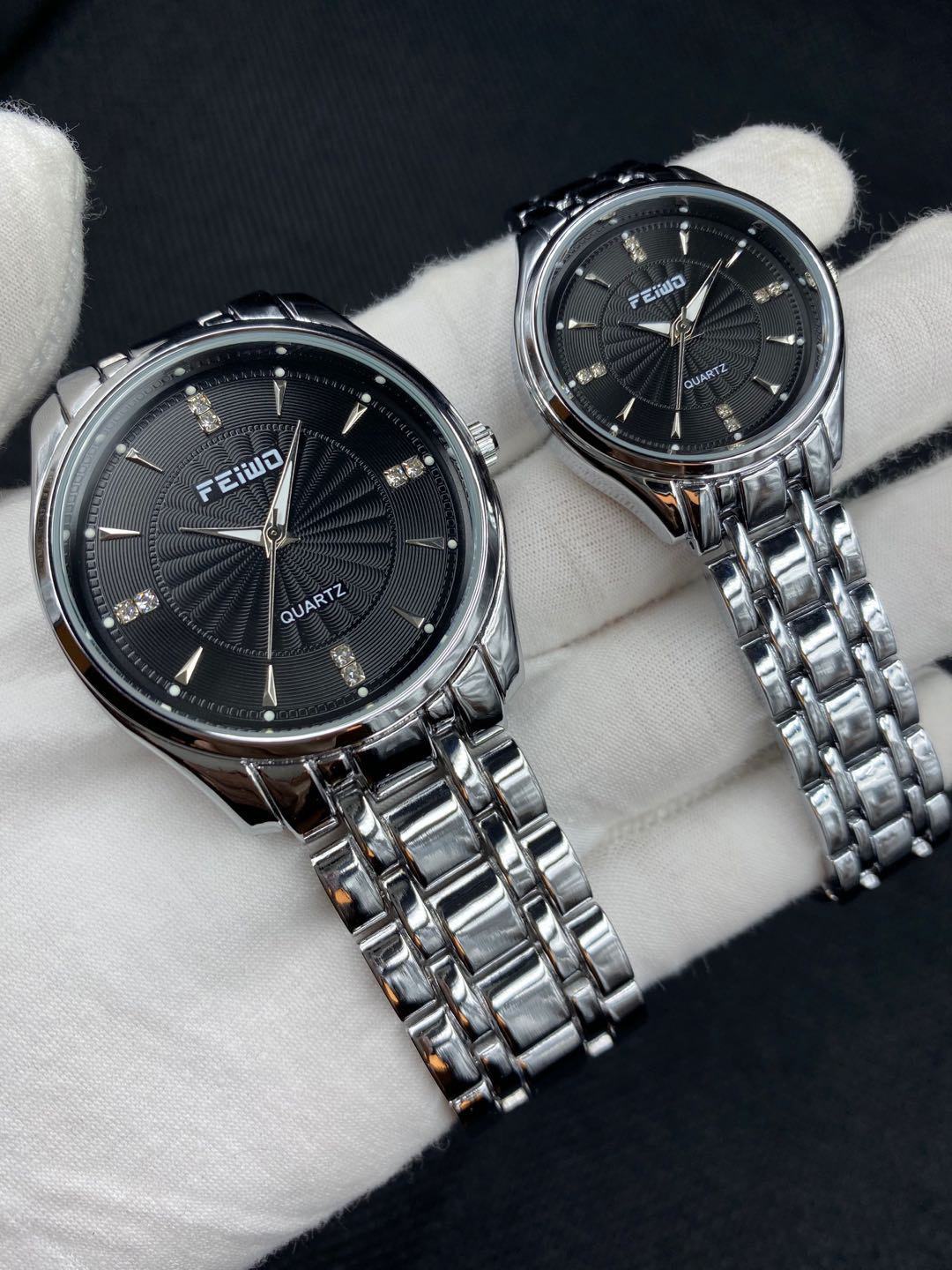 飞沃 情侣手表 夜光 时尚男女表 促销表 礼品表 现货手表批发防水