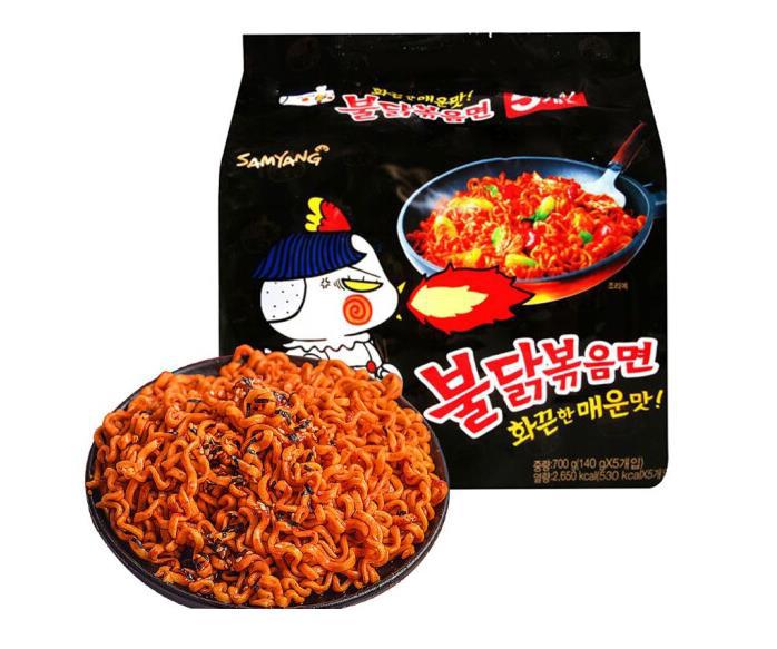 韩国进口三养火鸡面140g*40包整箱 超辣鸡肉味拌面泡面速食即食面