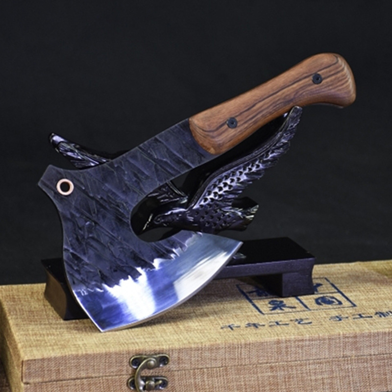 斧头劈柴神器斧家用农村锻打大斧头砍柴砍树木工户外斧子板斧