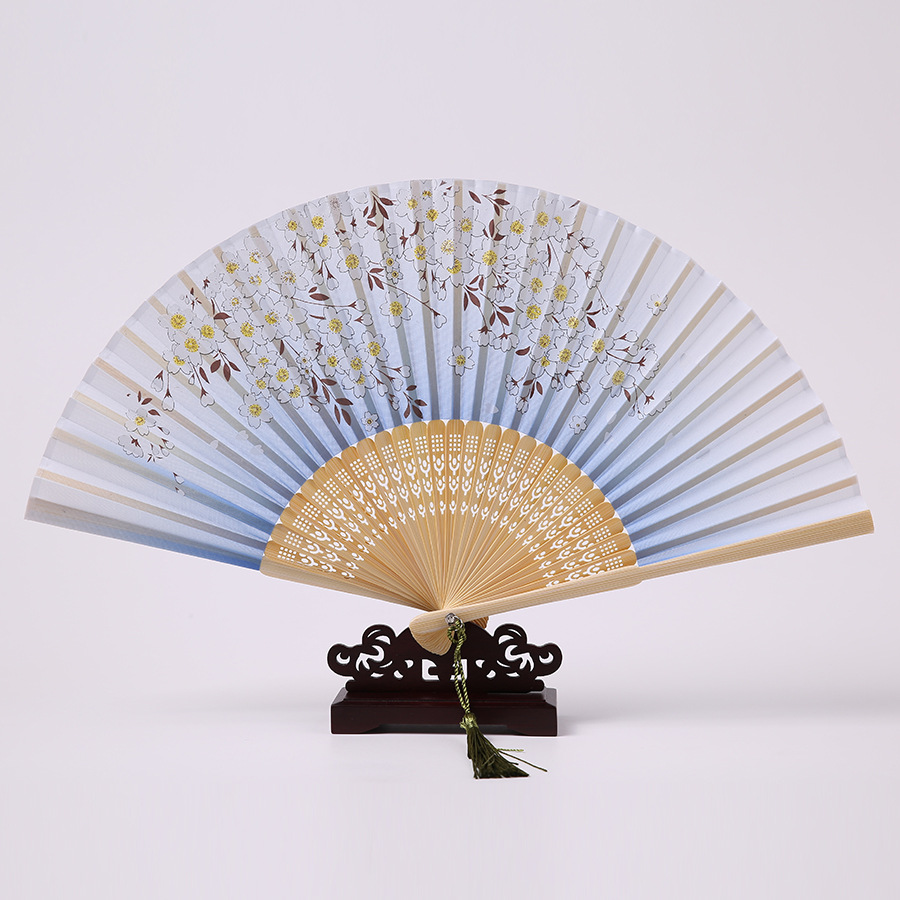 淘宝折扇中国古风扇子定做批发女式折叠纸扇图案加工扇面定制