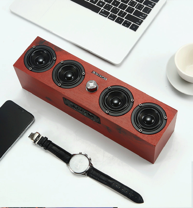 铂爱(boai) a2无线蓝牙音箱便携式插卡u盘音响低音炮