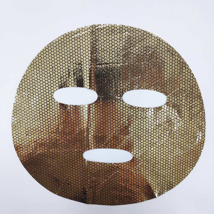 金色蜂窝面膜 金刚侠面膜纸 蜂窝柔碳双膜 厂家直销 金箔面膜纸