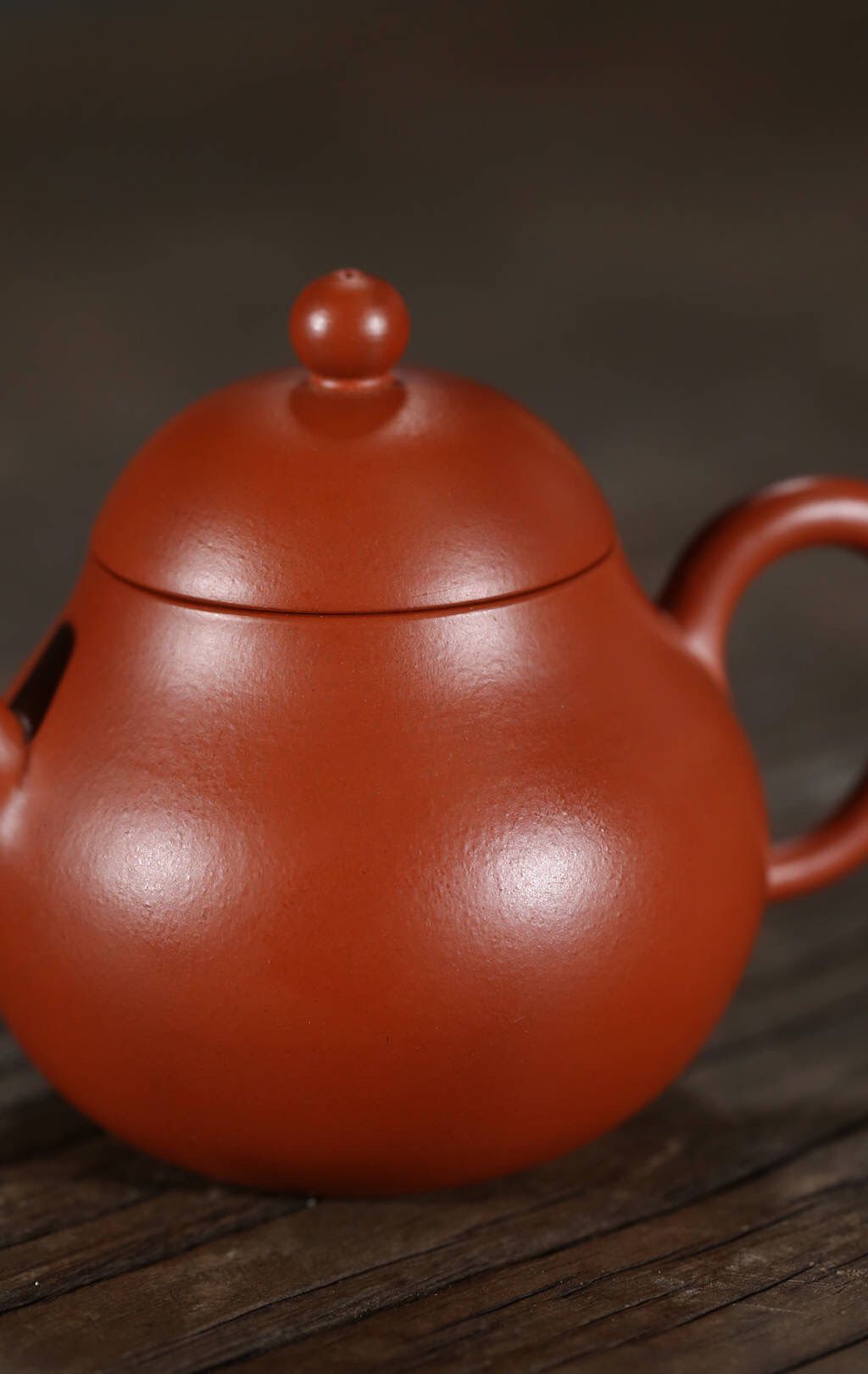 宜兴原矿紫砂朱泥小品壶摹古清代孟臣壶 120ml 文气可人 出水舒畅