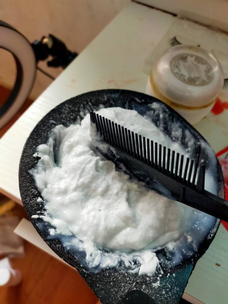 小袋漂粉潮粉毛白剂蛋白lpp褪色粉100克头发改色发廊理发店专用