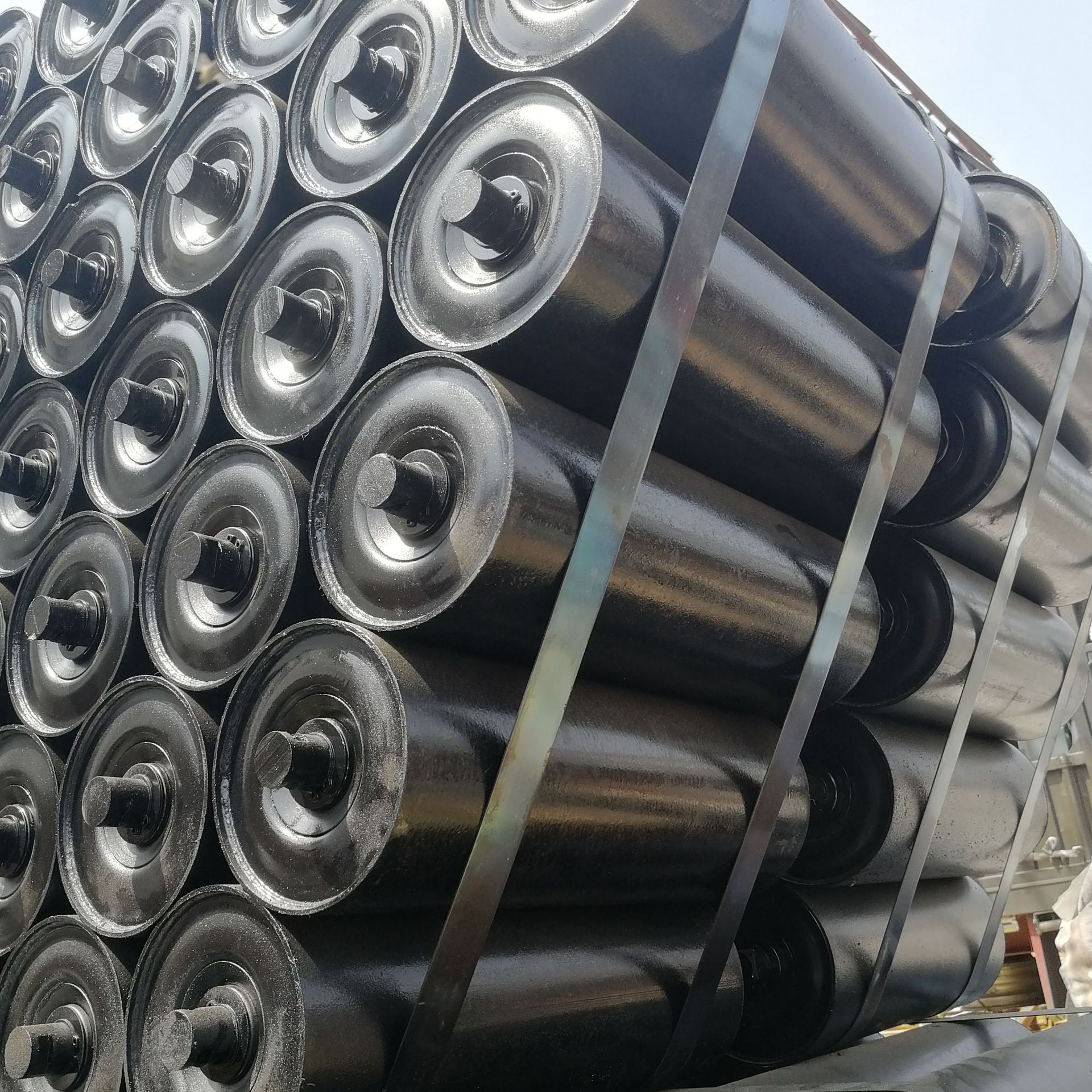 定做缓冲托辊 输送机托辊 皮带机托辊 缓冲托辊 高分子 陶瓷托辊