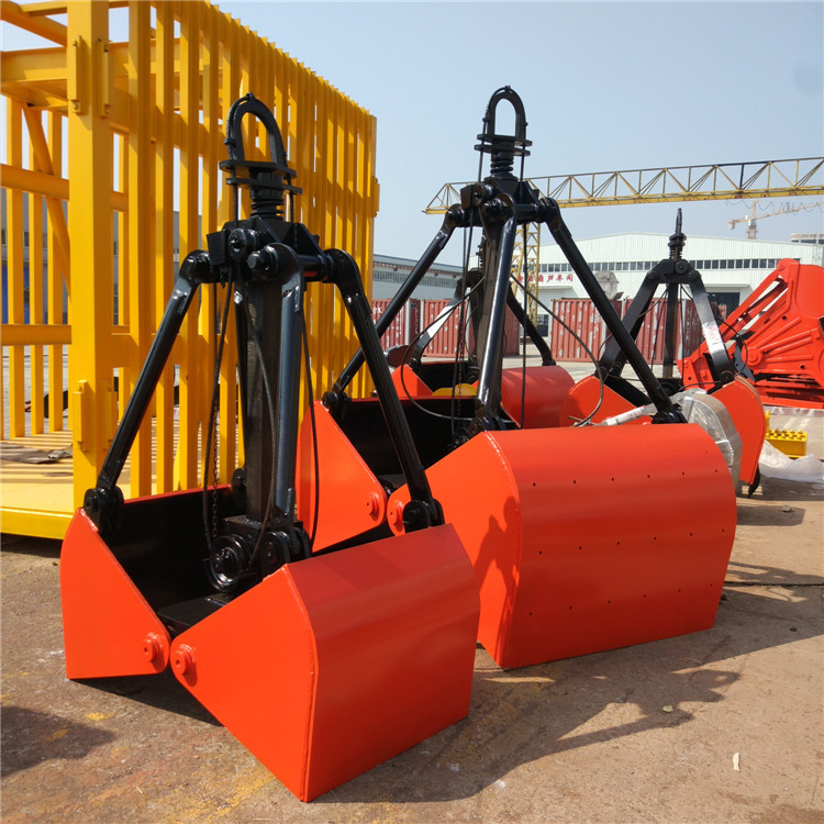 5立方水下作业用单绳悬挂抓斗3吨天车配煤厂用机械式