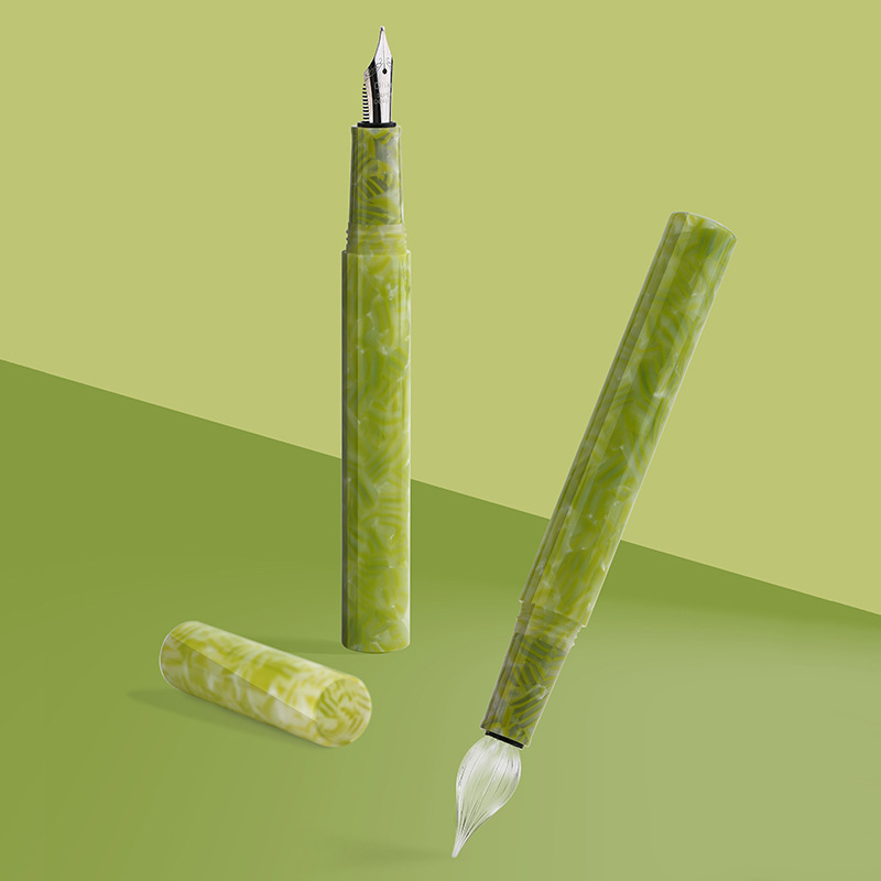 moonman末匠n6钢笔蘸水笔两用蘸墨吸墨学生书写练字玻璃尖铱金笔