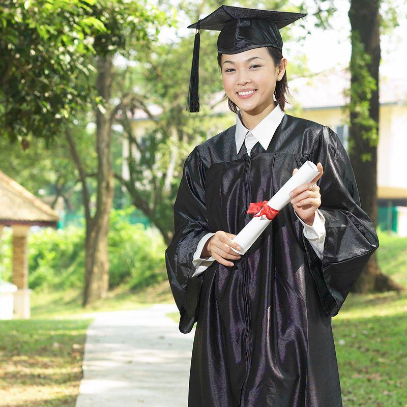 量大从优学士服大学生毕业高中高三毕业照合影成人礼服学士帽批发