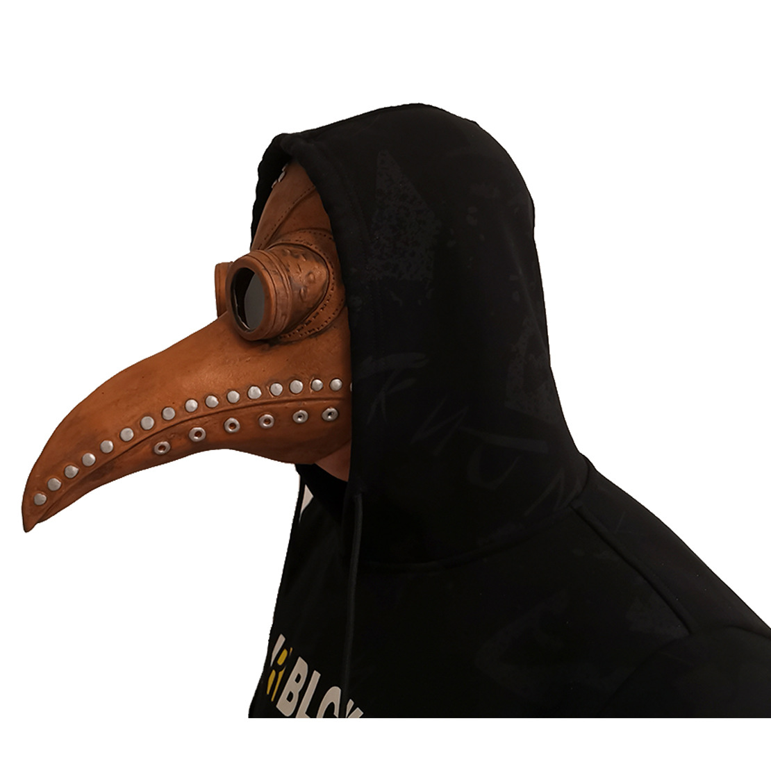 万圣节瘟疫鸟嘴面具朋克蒸汽欧洲黑死病医生瘟疫面罩亚马逊产品