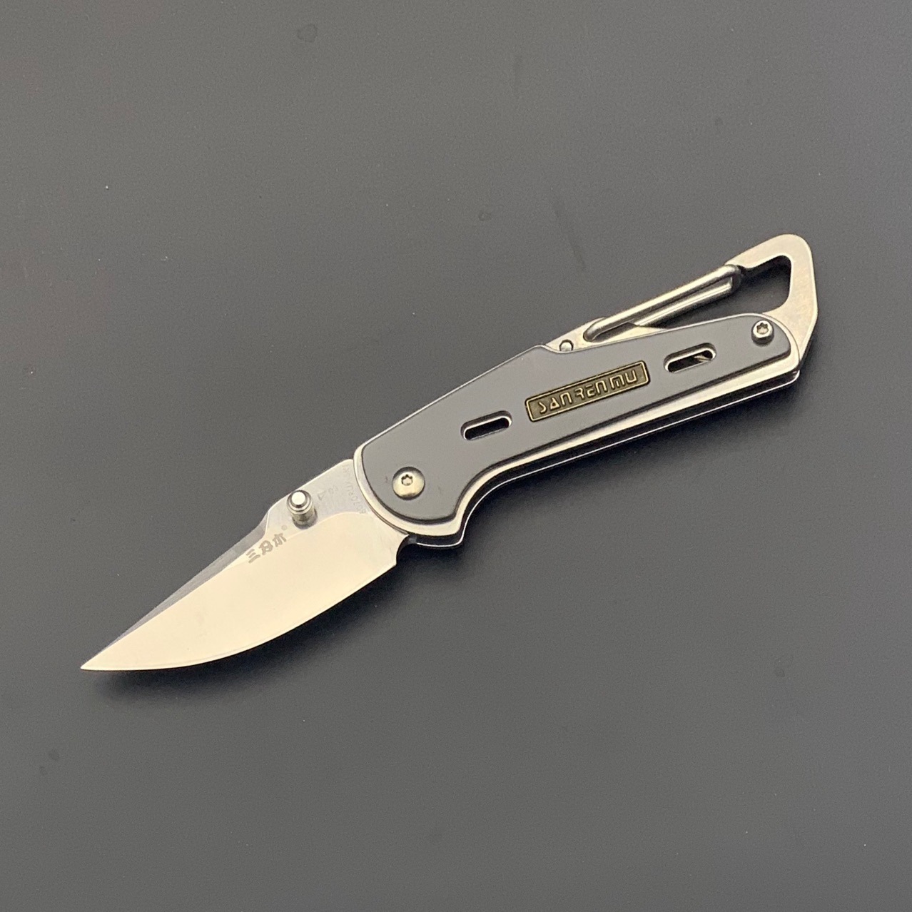 三刃木6070户外小刀随身开箱刀水果刀折叠刀野外求生迷你锋利小刀