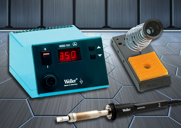 德国品牌进口weller威乐wsd151电烙铁150w大功率数显恒温焊台原装