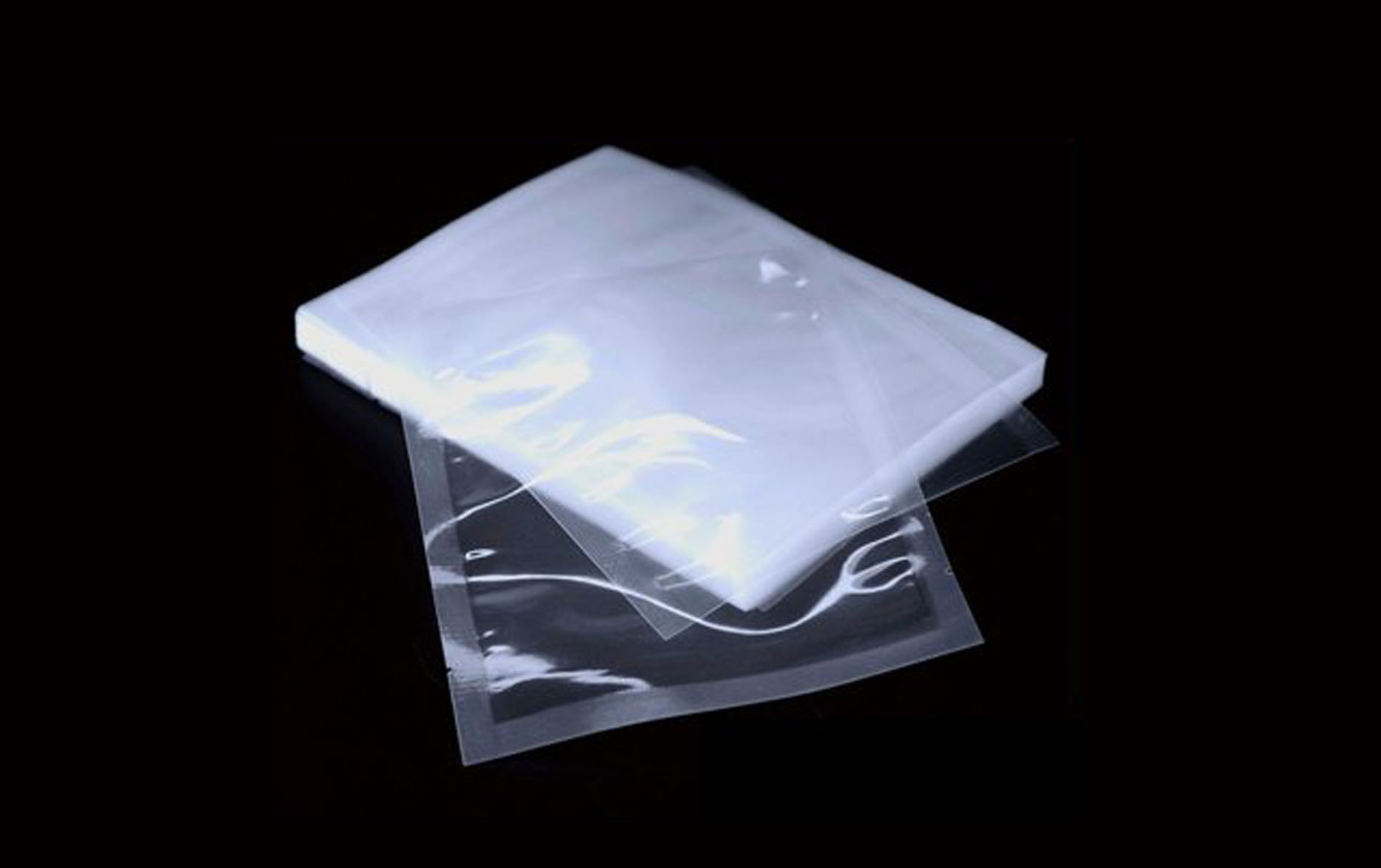 现货食品真空包装袋三边封零食袋平口透明真空袋塑料包装袋可定制