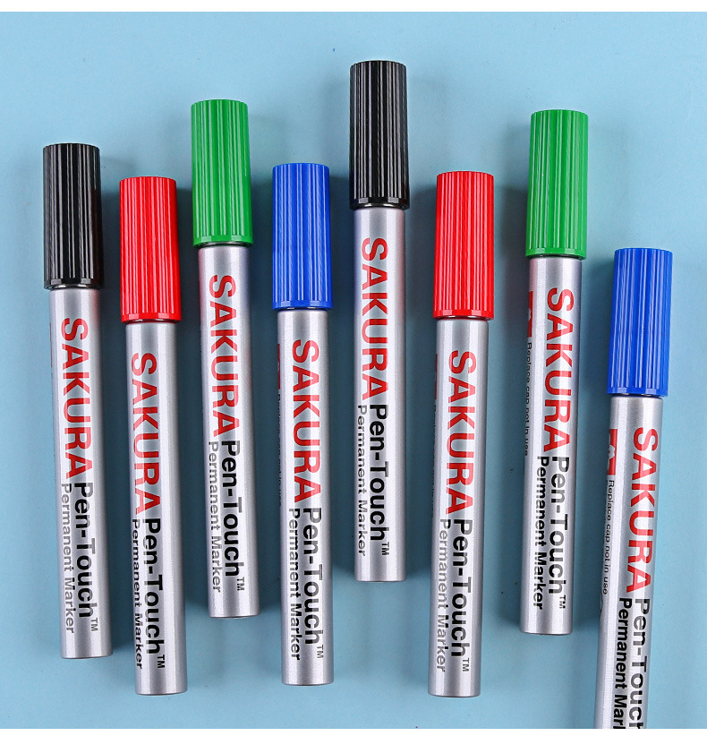 日本sakura/樱花 xpk 单头油性记号笔 圆头 pen-touch 光盘标记笔