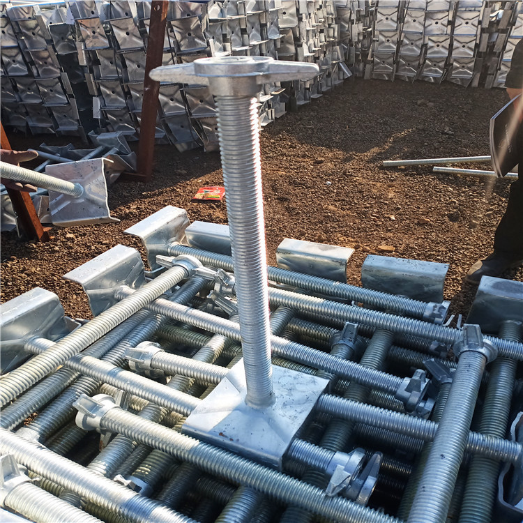 建筑丝杠脚手架上下托钢支撑顶托架子管顶托钢管顶托