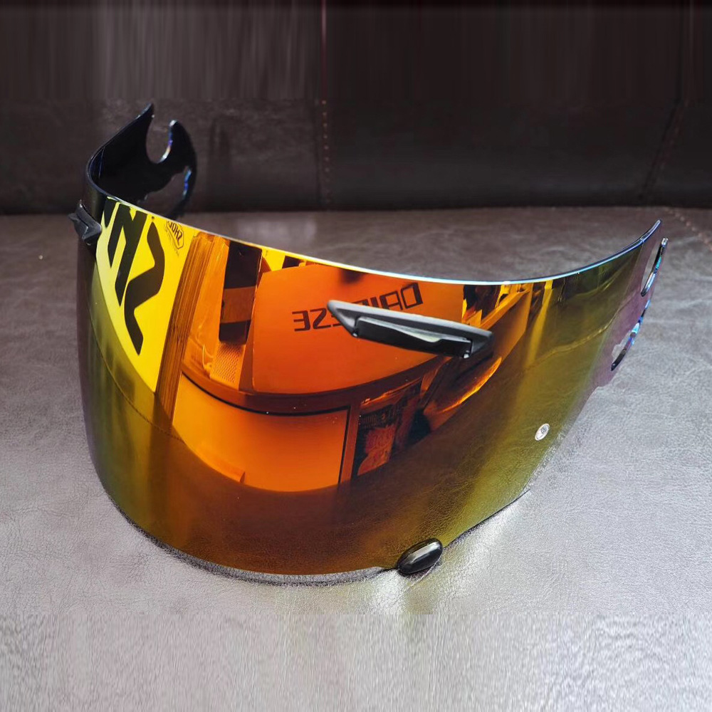 arai头盔镜片 rr5 xd ne0电镀镜片金蓝红紫透明幻彩副厂防雾贴