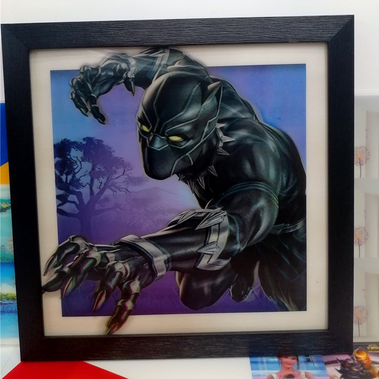 光栅立体画 3d 5d立体画现货批发 三维变幻卡 漫威人物定制 正版