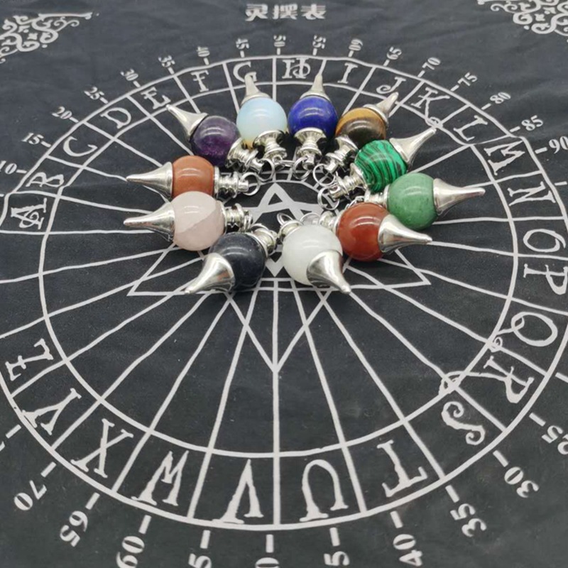 黑色灵摆表灵摆布道具 工具 srt调频数字水晶