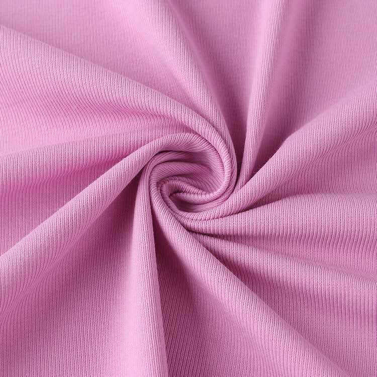 爆款40s精梳夏菲儿冰爽滑棉手感 四面弹纹路t恤针织女装童装面料