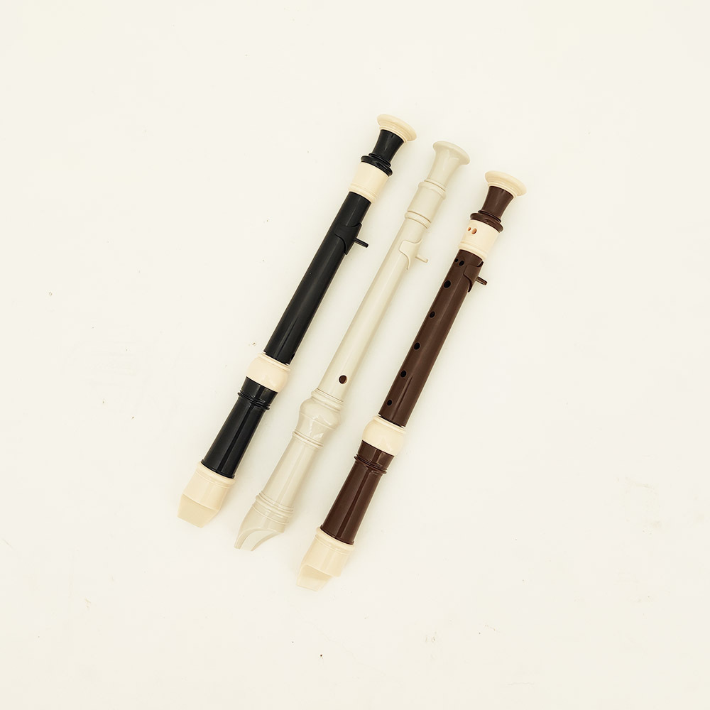 厂家直销巴洛克精品竖笛abs树脂环保材质黑色白色咖啡色三色可选