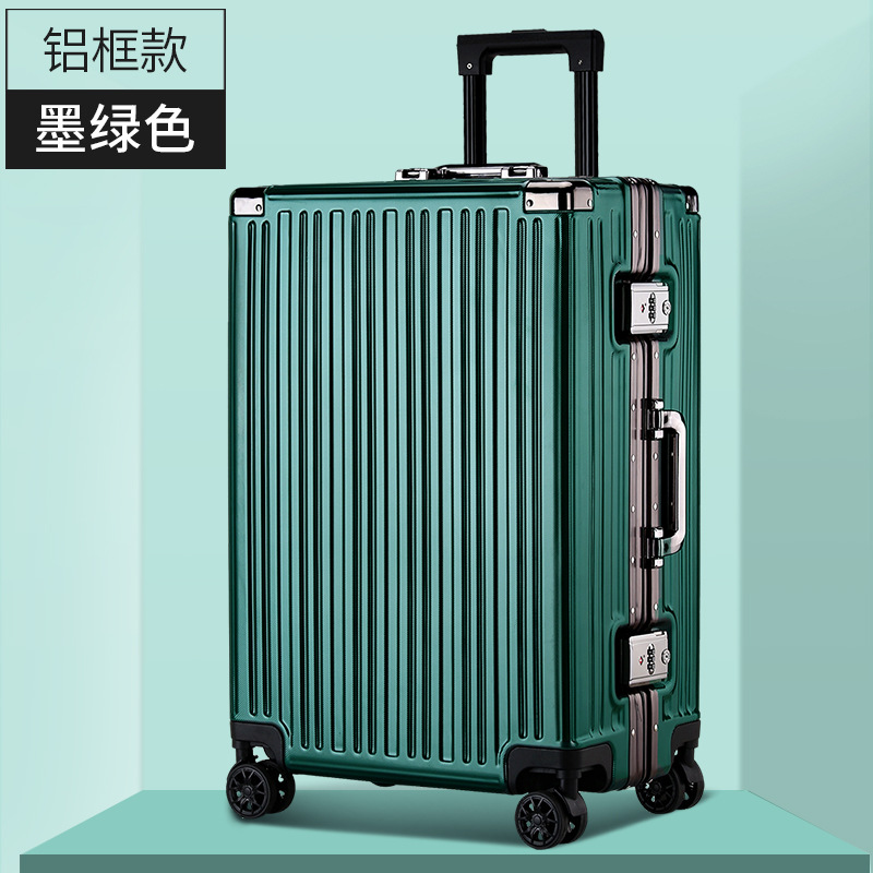 Baodi Kangaroo Universal Wheel Trolley Case Suitcase with Combination Lock Men's and Women's Luggage Case Aluminum Frame Luggage Case 806#