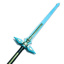 刀剑神域阐释者pu橡胶动漫刀剑武器模型剑逐暗者白剑cosplay武器