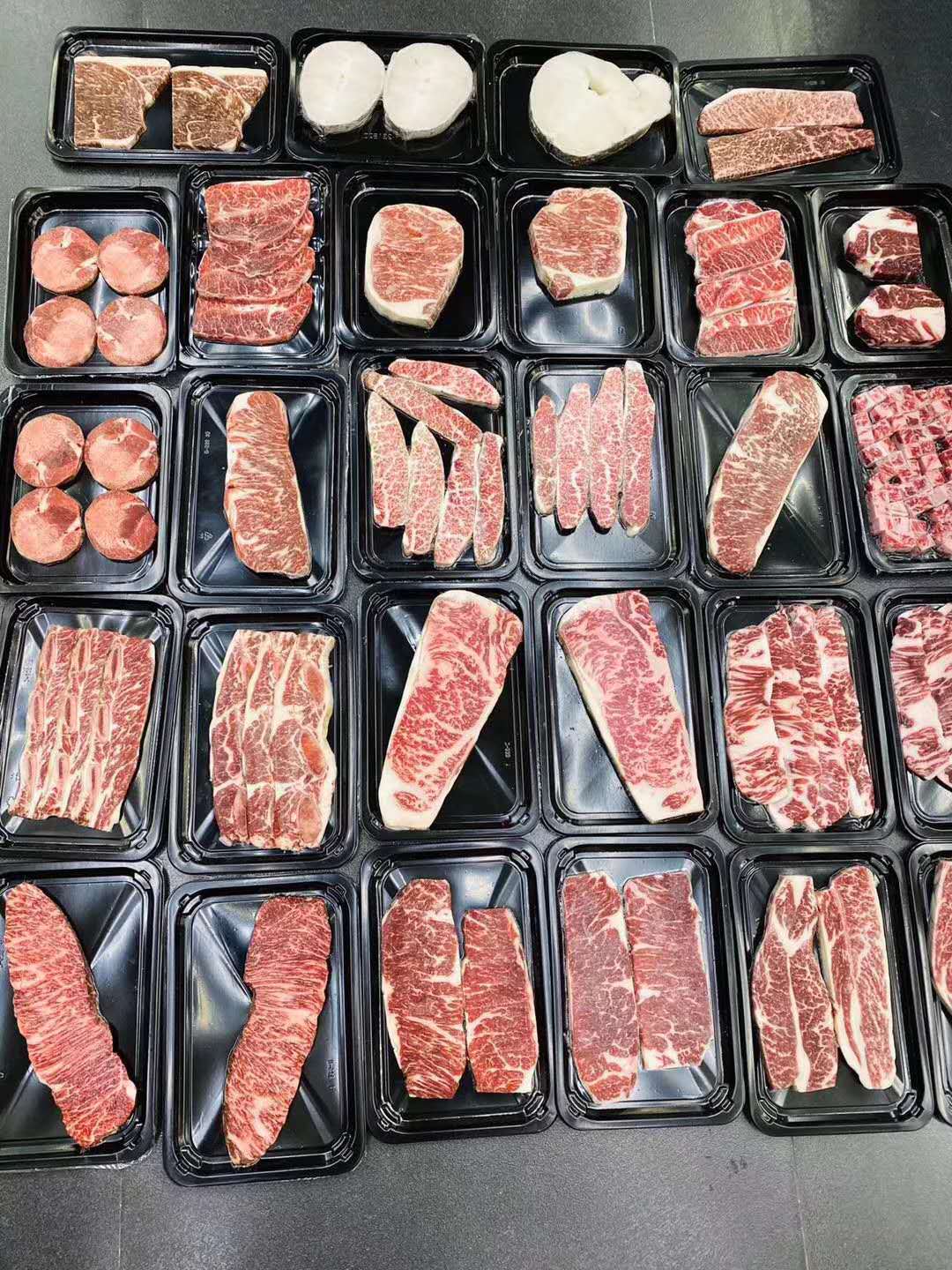 2919贴体 生鲜贴体包装盒 牛排贴体 生鲜贴体 真空贴体 贴体包装