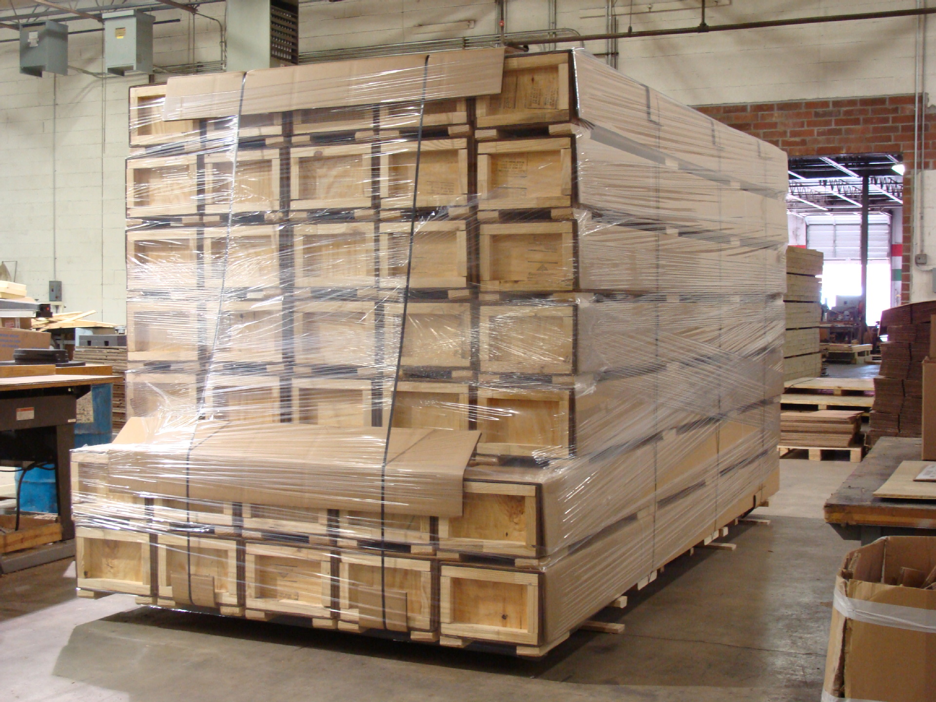 集装箱苏州重型机器木箱胶合板箱免熏蒸常州包装箱正方体木箱