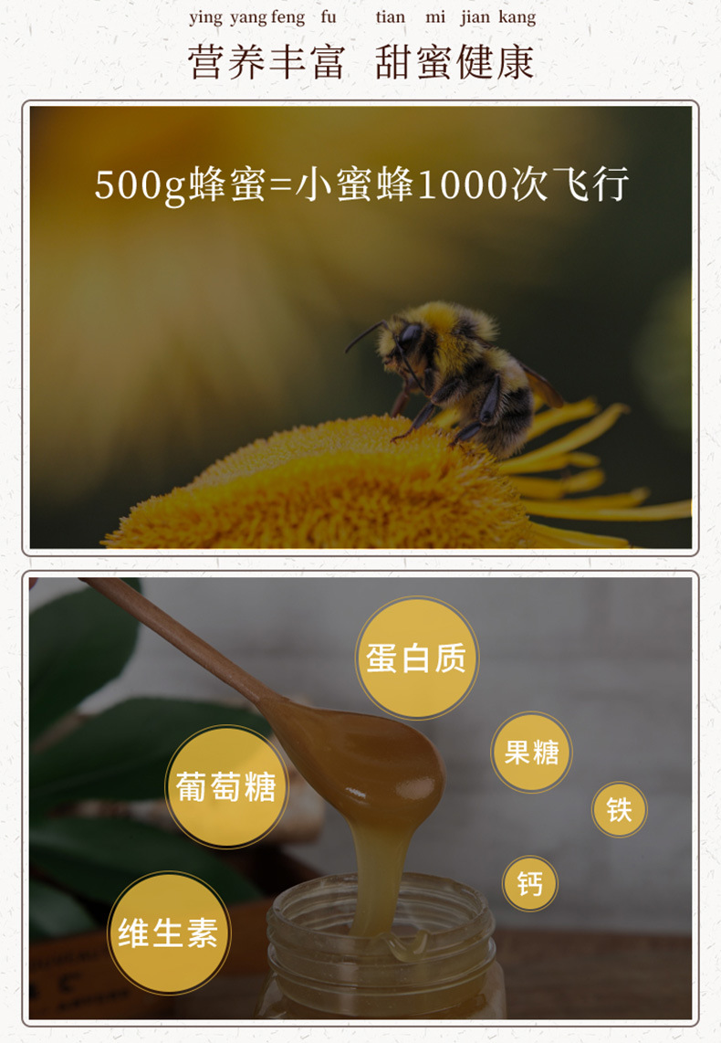 【贵丰蜂业】贵丰长白山土蜂蜜500g蜂蜜散装批发贴牌蜂蜜源头厂家
