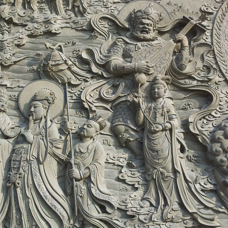 厂家直销福建石雕 户外浮雕文化墙 青石浮雕墙 寺庙浮雕石雕