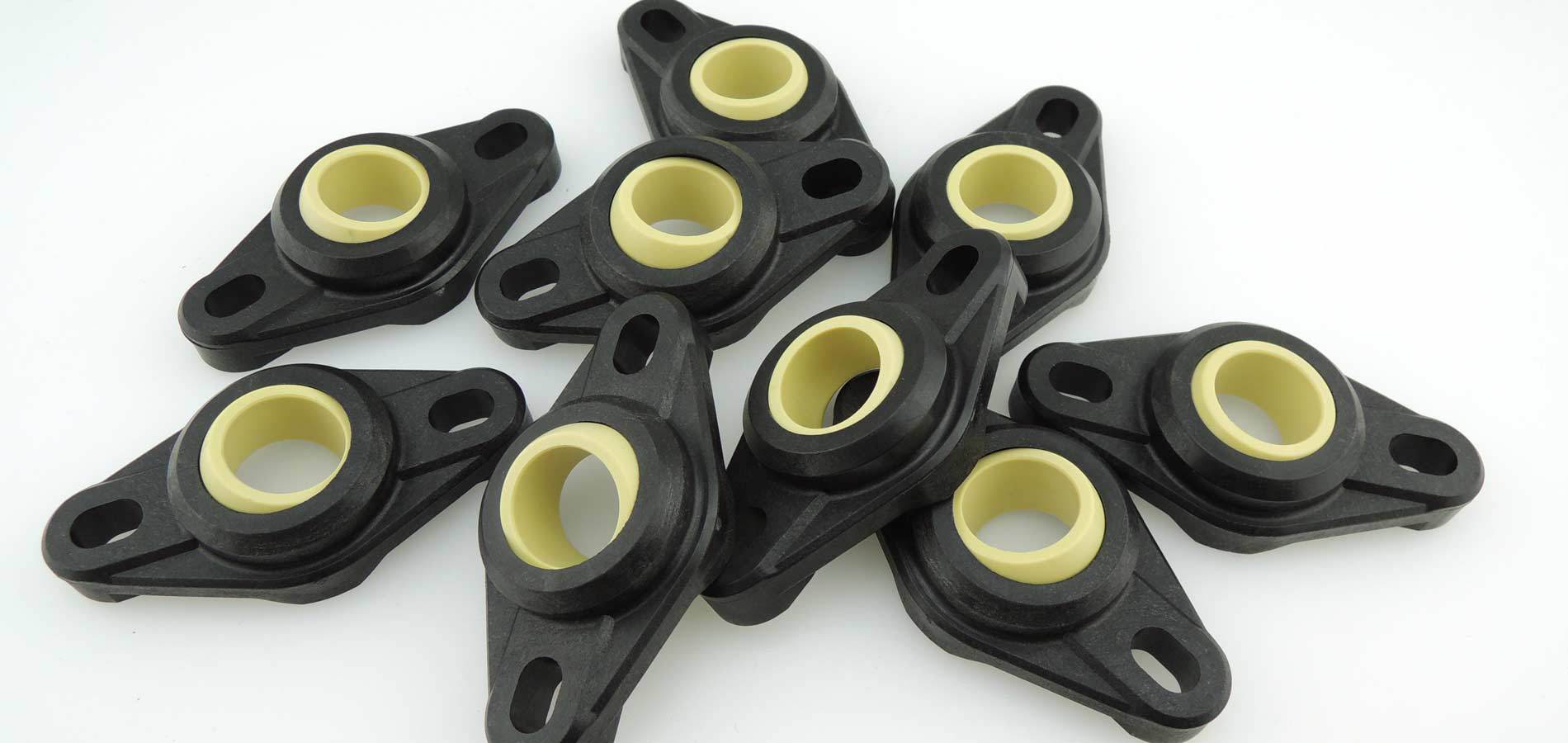 菱形法兰塑料关节轴承 免维护关节轴承/自润滑关节轴承/厂家直销