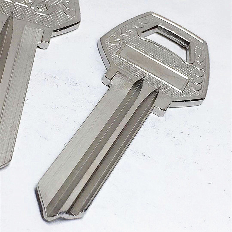 适合乐可多叶片钥匙胚批发8mm宽32.5mm长铣槽钥匙胚 可定做广告