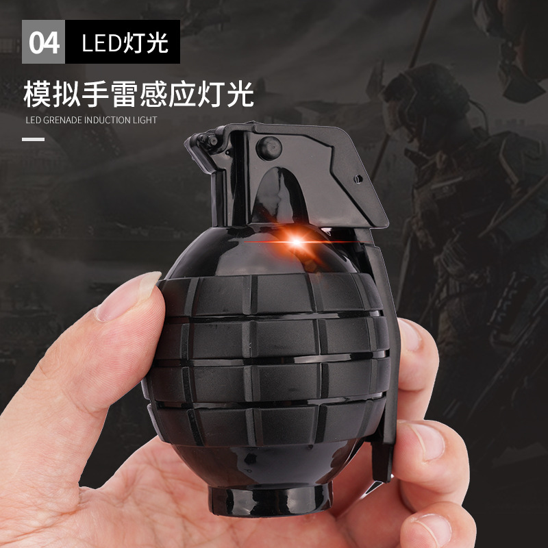 声光手雷手榴弹大号仿真手雷cos演出道具军事玩具-阿里巴巴