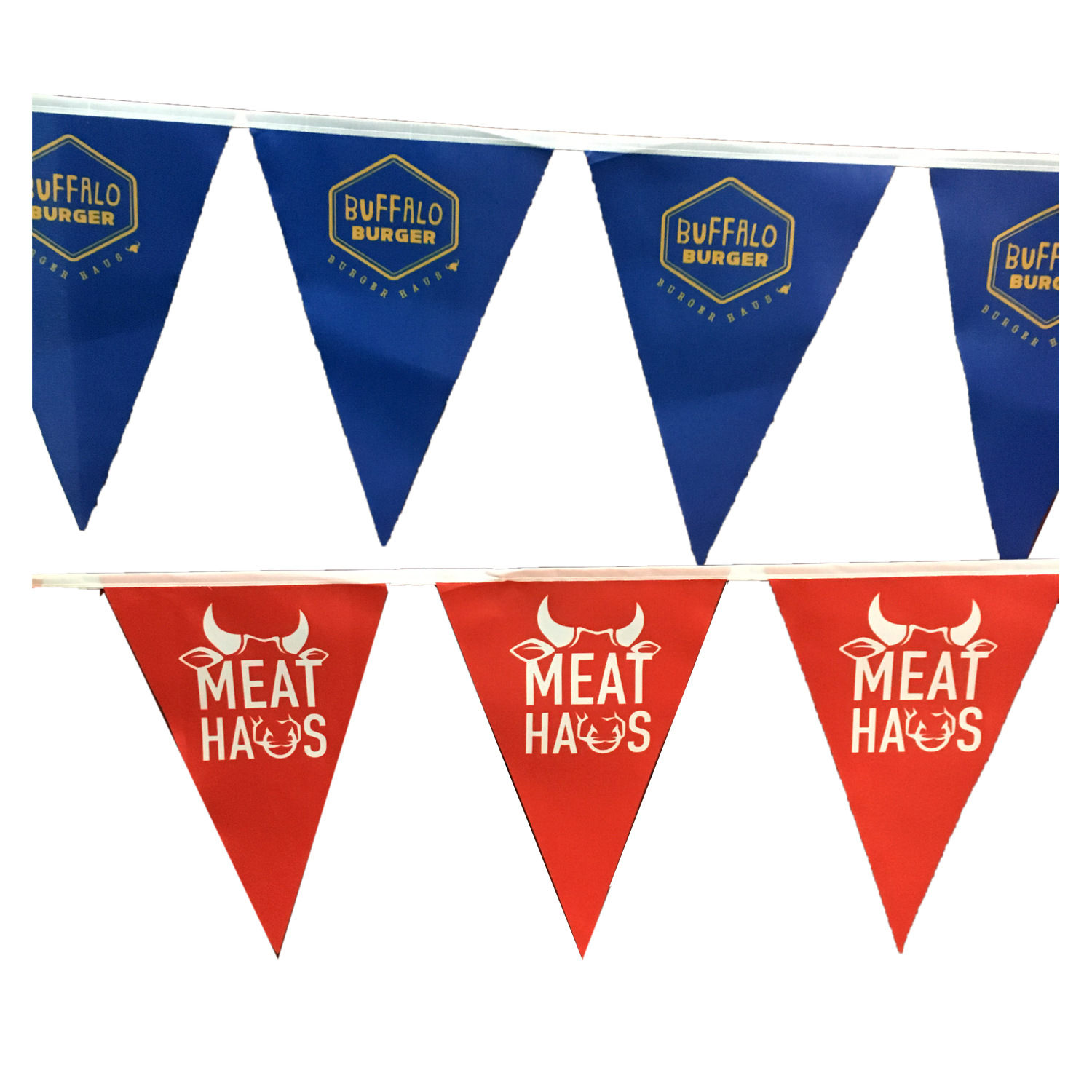 批发宣传广告展示串旗logo三角旗单双面彩色-阿里巴巴